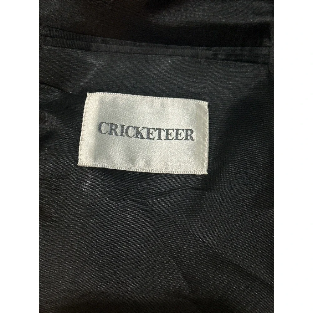 Cricketeer Men's‎ Sport Coat Blazer Dark Charcoal 100% Wool Sz 40